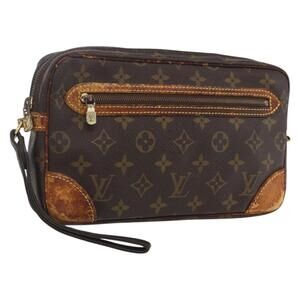 LOUIS VUITTON Monogram Marly Dragonne GM Clutch Bag M51825 LV Auth 159390